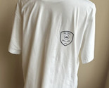 Peter Millar Crown Men’s T-shirt Short Sleet White Black New Sz L Pima C... - $44.99