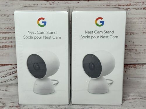 Primary image for (2-Pack) Google Nest Cam Stand - Wired Tabletop Stand Genuine OEM GA02070-US