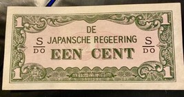 Numismatics Netherlands Indies Japan Invasion 1942 Bank Note De Japansch... - £7.83 GBP