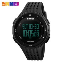 SKMEI Men Outdoor Sports Watches Waterproof Digital LED Military Watch Men Brand - £21.62 GBP