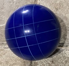 Replacement Blue Bocce Ball Square pattern Lines 4&quot; diameter 870 gr. - $9.75