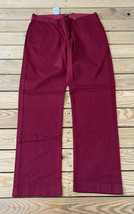 j crew NWT Men’s the Sutton chino pants Size 32x30 Red C9 - £16.74 GBP