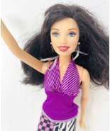 2007 Fashion Fever Raquelle Barbie Doll Redressed Brunette Girl - $736.47 MXN