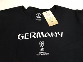 FIFA World Cup Russia 2018 Mens Germany White Ringer Tshirt Size Large NWT - £10.85 GBP