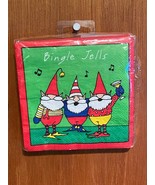 1 Pack Christmas Elves Bingle Jells Party Napkins 20 (3-Ply) 9.8&quot; X 9.8&quot;... - $9.99