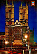 Postcard England London Facade Westminster Abbey Flag in Corner 6 x 4 Inches - £3.89 GBP