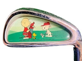 LaJolla Peanuts Snoopy Junior 7 Iron Youth Graphite 27.5&quot; Kid&#39;s RH Start... - $18.50