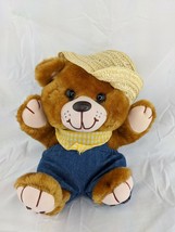 Bear Plush 8.5 Inch Denim Shorts Straw Hat Yellow Bandana Mty Int Stuffe... - £12.26 GBP