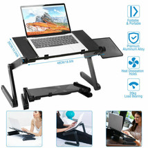 Durable Portable Foldable Notebook Laptop Desk Table Stand Bed Tray+Mouse Board - £41.22 GBP