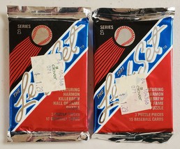  1991 Leaf Series 1 Baseball Lot of 2(Two) New Sealed Unopened Packs-** - £9.63 GBP