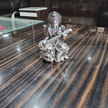 BIS HALLMARKED 925 Silver Antique 3D Mahalakshmi Idol - pure silver gift items  - £175.48 GBP