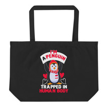 i&#39;m a penguin trapped in human body tote bag - £22.69 GBP