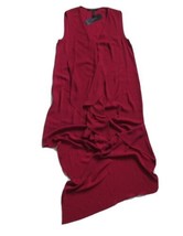 NWT BCBG MaxAzria Tara in Jester Red Sheer Chiffon Ruffle High Low Dress XS $178 - £48.28 GBP