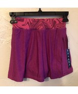 NWT Lands End Girls Medium Elastic Waist Skort Contrasting Print Built I... - $244.42 MXN