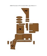2008 Formula 31 PC Cockpit Mat Boat EVA Foam Teak Flooring Pad - $1,366.33 CAD