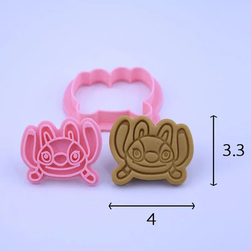 Disney Stitch Cookie Cutter Dumbo Anime Figures Biscuit -Random Color An... - $3.82