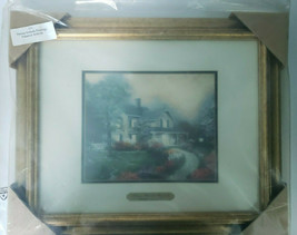 Thomas Kinkade Home is where the Heart is 1st Gold Framed 16.5 by 13.5 Sealed - £207.82 GBP