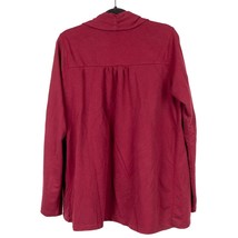 Lucky Brand Cardigan XL Burgundy Open Front Long Sleeve Cotton Cozy Casu... - £23.62 GBP