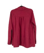 Lucky Brand Cardigan XL Burgundy Open Front Long Sleeve Cotton Cozy Casu... - £23.68 GBP