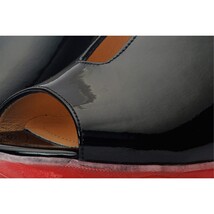 The Caratal Black Patent Leather Women Sandal image 3