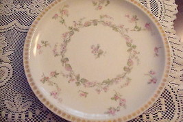 Haviland Limoges FRANCE ROUND Platter Cherry Rose Blossoms,golden rim ro... - $105.92