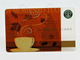 Starbucks Coffee 2007 Gift Card Un Momento Tuo Mug Cup Zero Balance No V... - $10.84