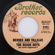 The Beach Boys 45 You&#39;re Welcome/Heroes and Villains Brother Records 1001 VG LA - £7.40 GBP