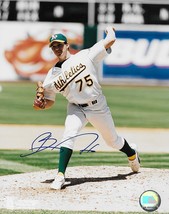 Barry Zito Oakland A&#39;s signed baseball 8x10 photo COA - £61.05 GBP