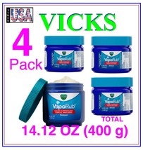 4 X 3.53 OZ, Vicks VapoRub Cough Suppressant &amp; Topical Analgesic, 14.12 ... - $841.36 MXN