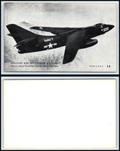 Vintage U.S. NAVY Plane Postcard &quot;Size&quot; - Douglas A3D Skywarrior N51  - £2.32 GBP