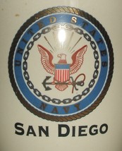 USN US Navy San Diego ceramic coffee mug PRC - $285.11 MXN