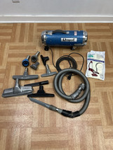 Vintage Royal Vacuum Cleaner Canister Bundle pony flexible Hose BLUE lot... - $1,522.97 MXN