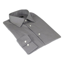 Men Mondego 100% Soft Cotton Dress Classic shirt Long Sleeves sn100 gray Solid image 4