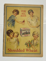Shredded Wheat Recipe Book For All Ages 1920&#39;s Colorful Art Cover - £7.48 GBP