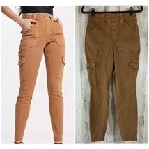 Spanx Womens Stretch Twill Cargo Ankle Pants Size Large Honeyglow Brown - $39.57