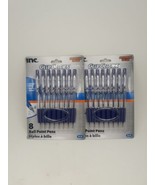 Clip Click Retractable Ball Point Pens 1.0 mm Blue Ink Set of 8 (2 Pack) - $277.24 MXN