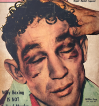 1950 Willie Pep Boxing Police Gazette COVER ONLY Litho Print Sports DWXX4 - $34.99