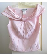 Beautifully Detailed Classic Top by Cachet~Petal Pink~6~Drop Dead Gorgeous - $33.74