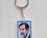 Saddam hussein key chain souvenir two side pictures Iraqi Baghdad مدالية... - $17.99