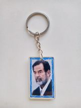 Saddam hussein key chain souvenir two side pictures Iraqi Baghdad مدالية... - £14.25 GBP
