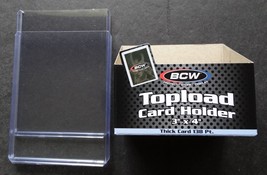 (2 Loose Holders) BCW 138pt Thick Card Top Loader Card Holder  - £1.40 GBP
