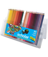 Prismacolor Scholar Colored Pencils, 60-Count, Rich, vibrantly pigmented... - £31.25 GBP