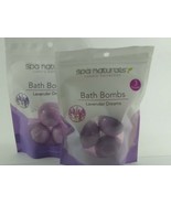 2 Sealed Packs Lavender Dreams Spa Bath Bombs Soak Scoops Bag 3+3 = 10.6... - £6.00 GBP