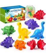 52 PCS Double-Sided ABC Alphabet Dinosaur Toy Montessori Colors Matching... - $226.08 MXN