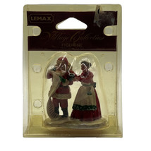 2006 Lemax Chocolate To Go Santa # 62300 and Mrs Claus  Village Retired - £14.36 GBP