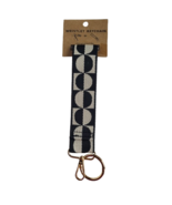 Keychain Wristlet Key Chain Strap Black White Wallet Purse Clutch Cell 1... - $15.50 CAD