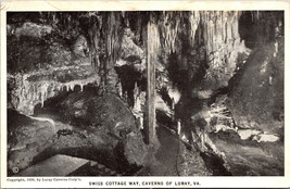 Swiss Cottage Way Caverns of Luray VA Virginia UNP 1926 DB Postcard L9 - £2.82 GBP