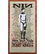 Nine inch Nails Poster Cleveland NINE inch nails October 9 2005 - $376.32 CAD