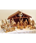 Set of 18 pcs Vintage Fontanini Nativity Figurines Depose Italy 1983 Chr... - $279.27 CAD
