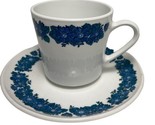 Corning Centura Evening Song 3 inch Cup with Matching Saucer Matching - $10.94